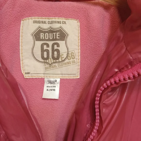 Route 66 Ruffle Bottom Puffer Coat - Picture 3 of 7